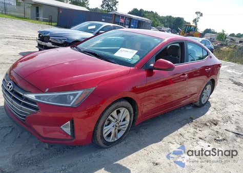 2019 Hyundai Elantra Sel z USA, uszkodzony, nr VIN KMHD84LF4KU806934